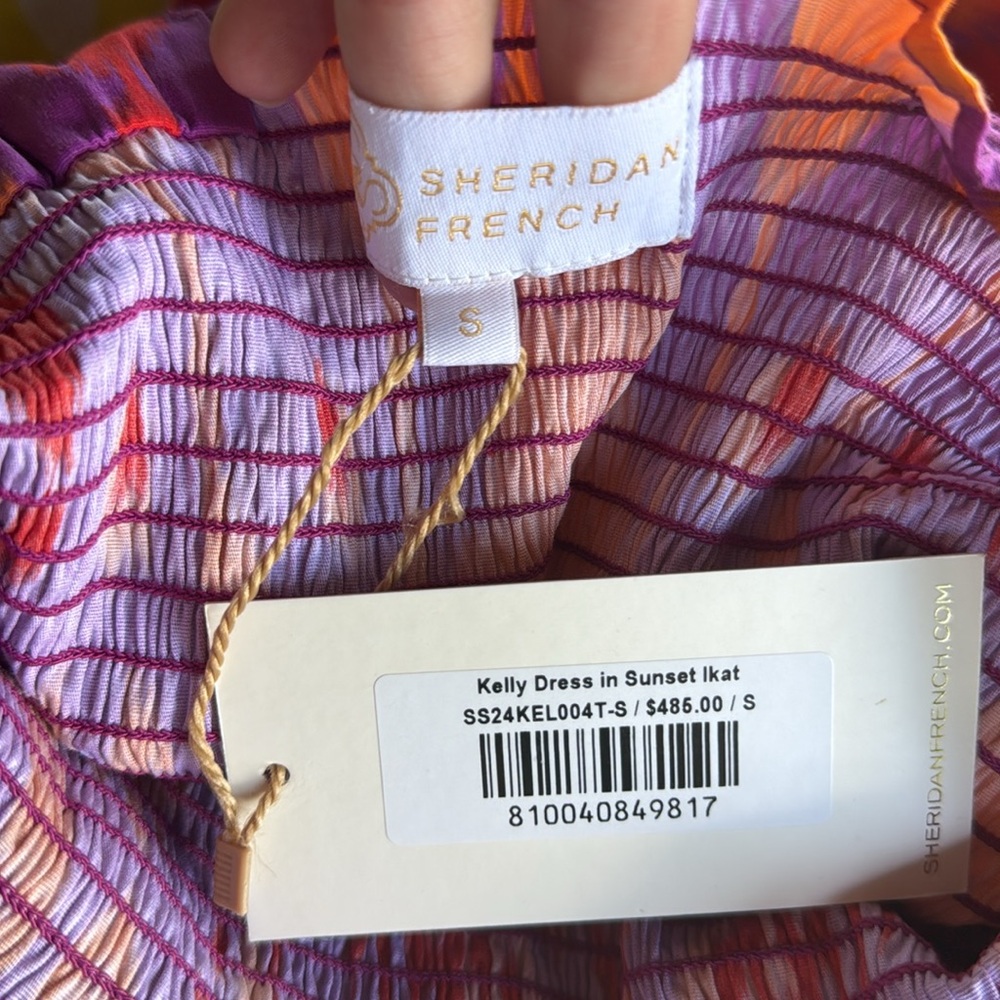 Sheridan French “Kelly” Dress in Sunset Ikat - Picture 8 of 9